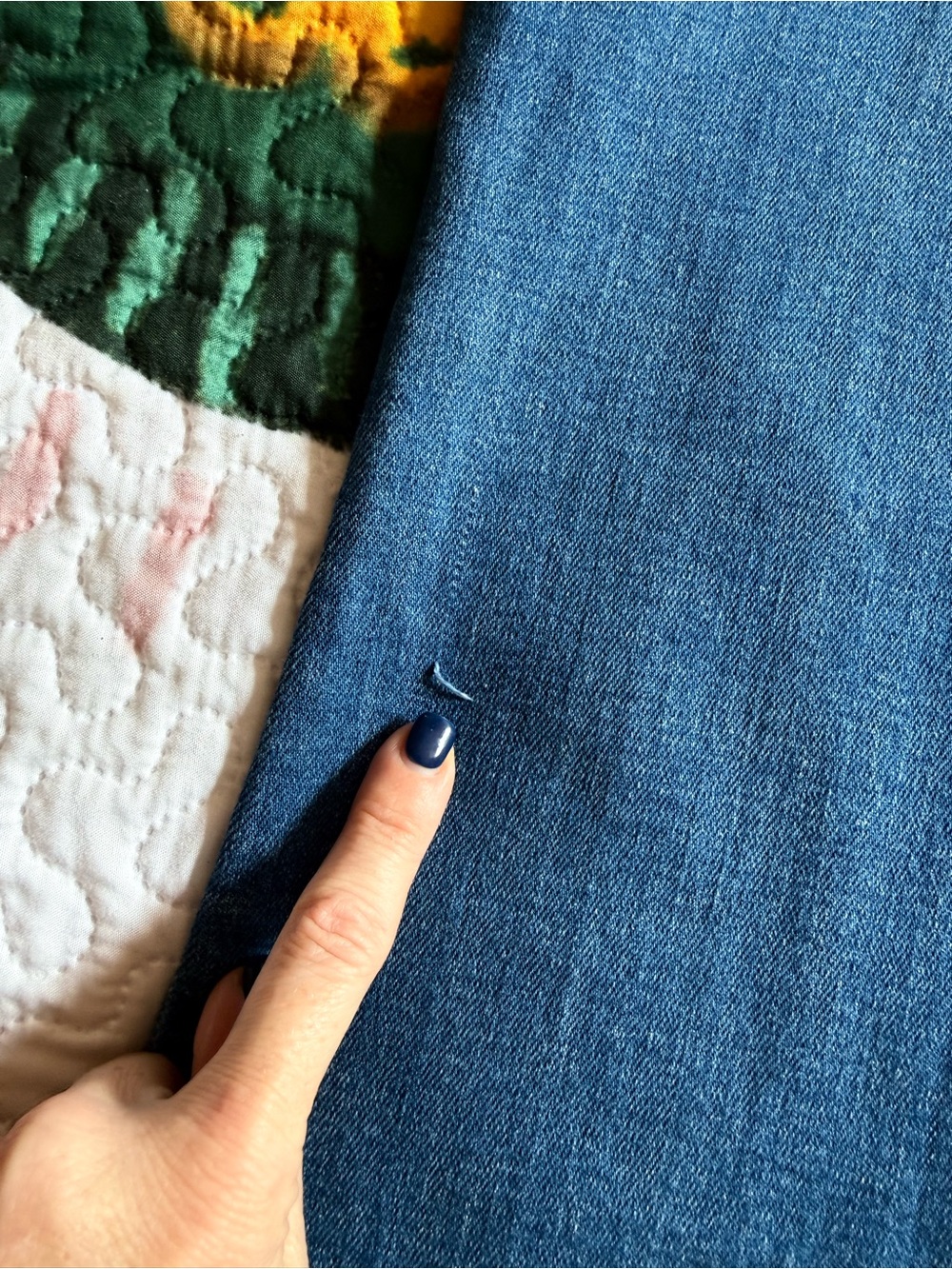 MOTHER Classic Mid-Blue Flare Jeans with Raw Hem Quiet Luxury - Picture 5 of 7